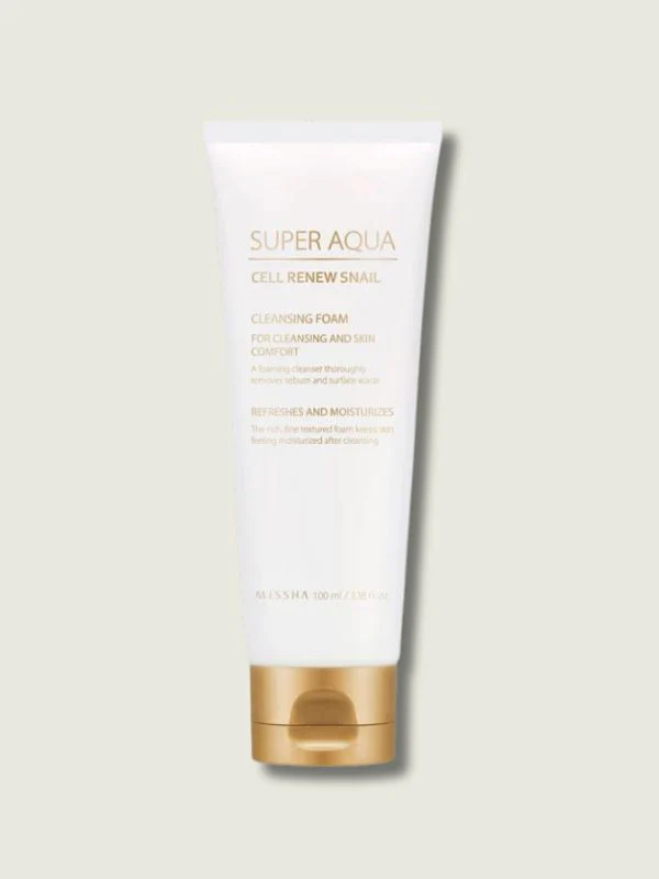 MISSHA Super Aqua Cell Renew Snail Cleansing Foam