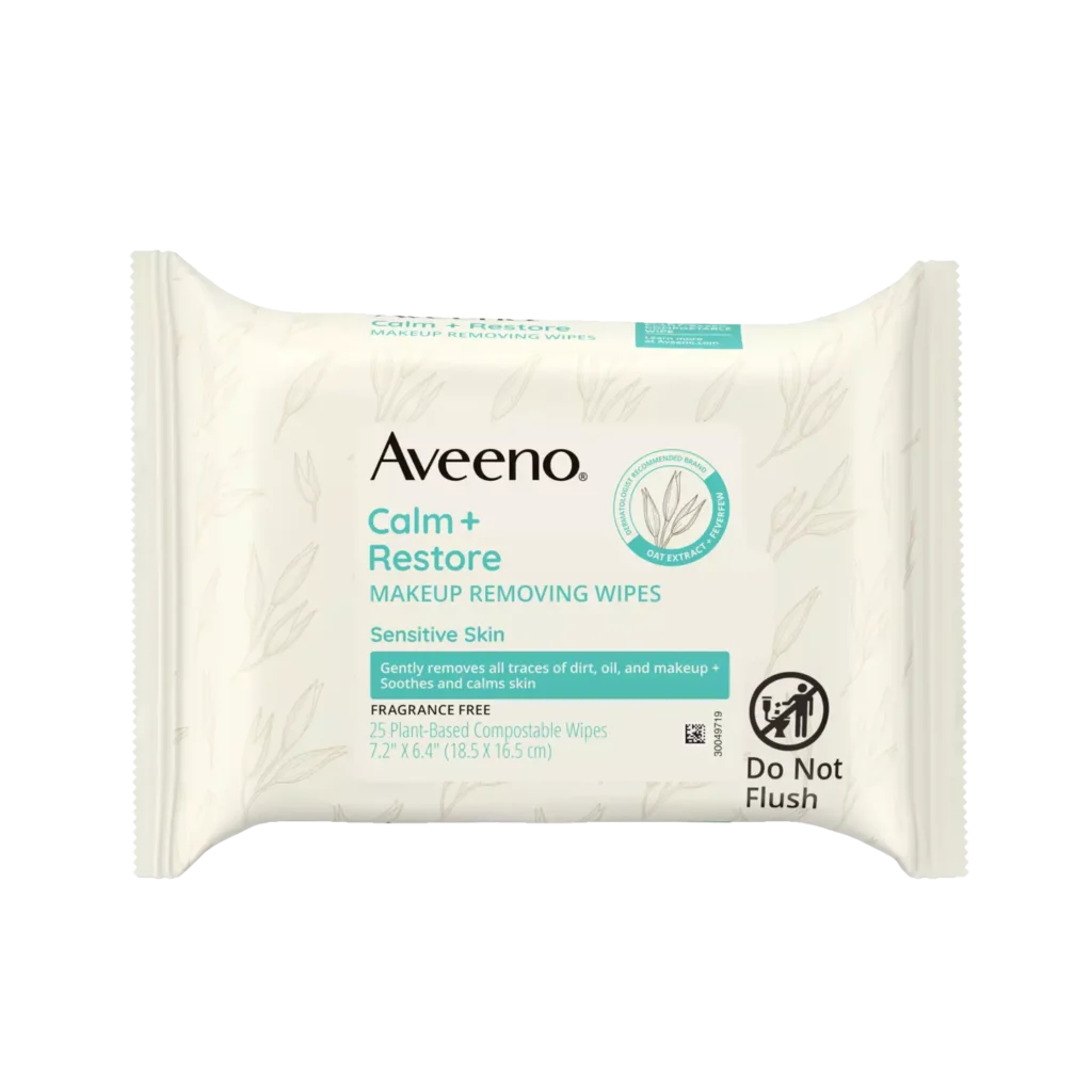 Aveeno Ultra-Calming Makeup Removing Wipes