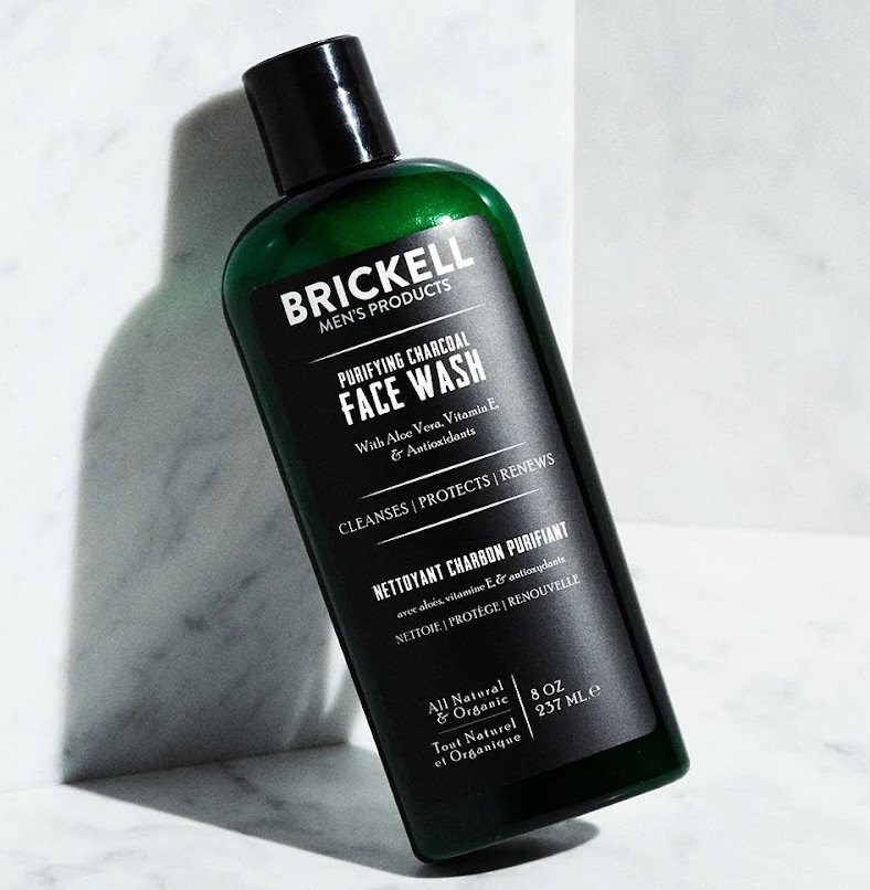 Brickell Men's Purifying Charcoal Face Wash