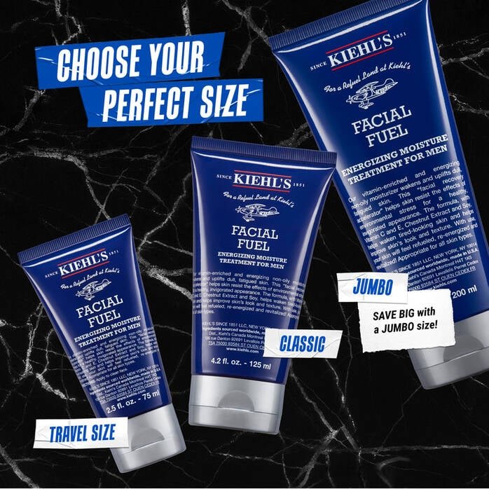 Kiehl's Facial Fuel Energizing Luxury Skincare for Men