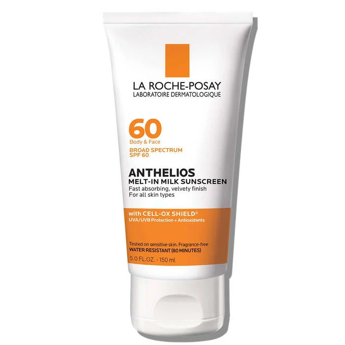 La Roche-Posay Anthelios Melt-in Milk Sunscreen SPF 60 for AM skincare