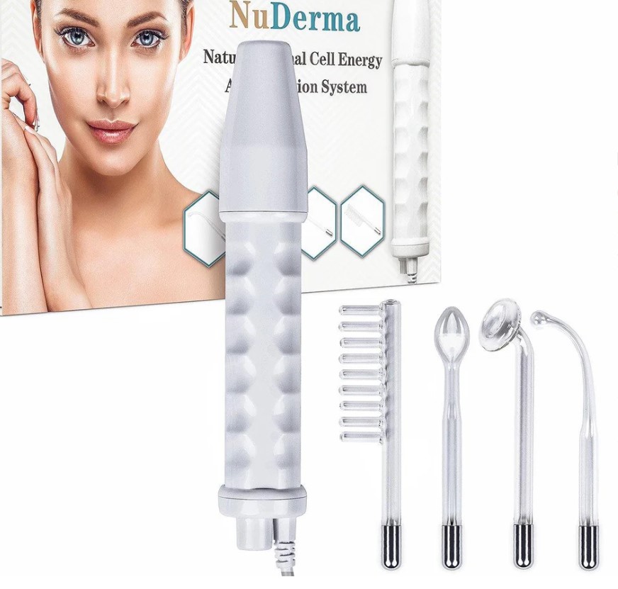 NuDerma Portable Handheld Skin Therapy Wand Machine