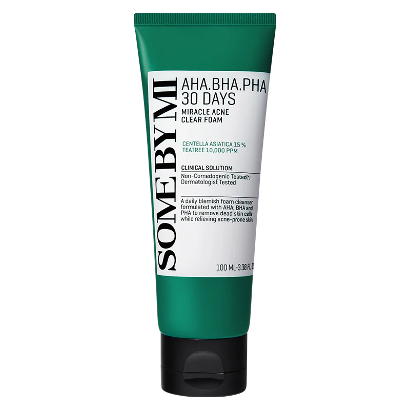 Some By Mi AHA BHA PHA 30 Days Miracle Acne Clear Foam