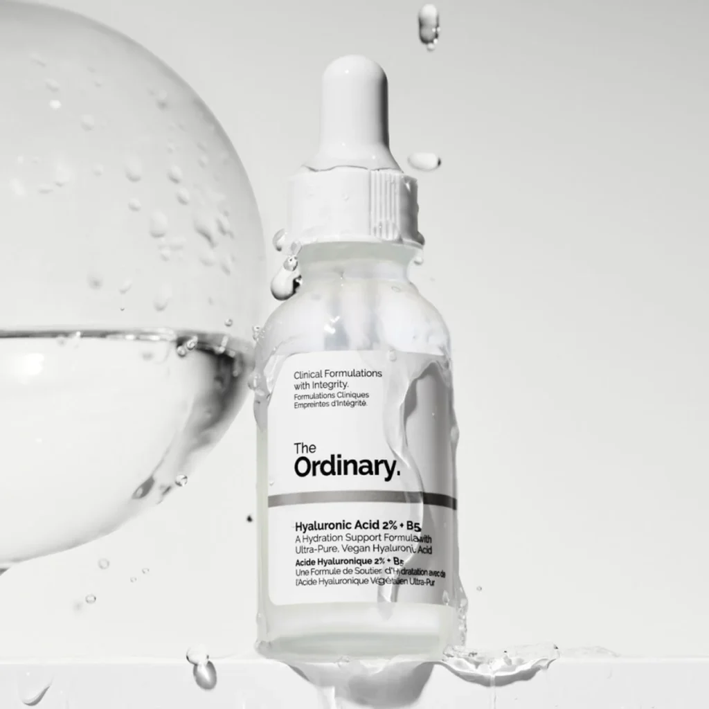 The Ordinary Hyaluronic Acid 2% + B5 serum for AM and PM skincare