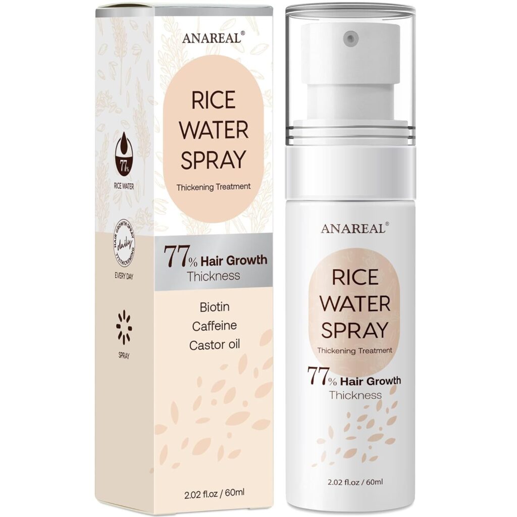 ANAREAL Rice Water Spray Hair Growth Serum