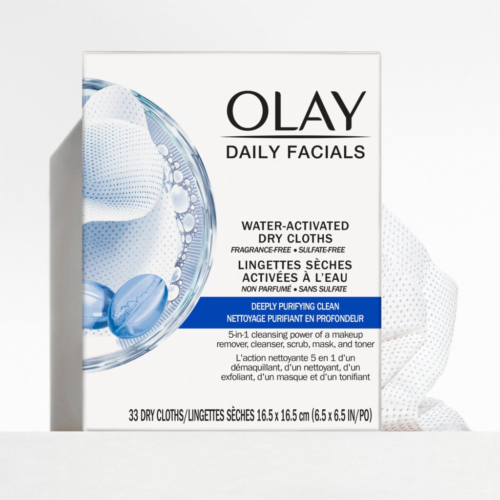 Olay Daily Facials Water Activated Dry Cloths