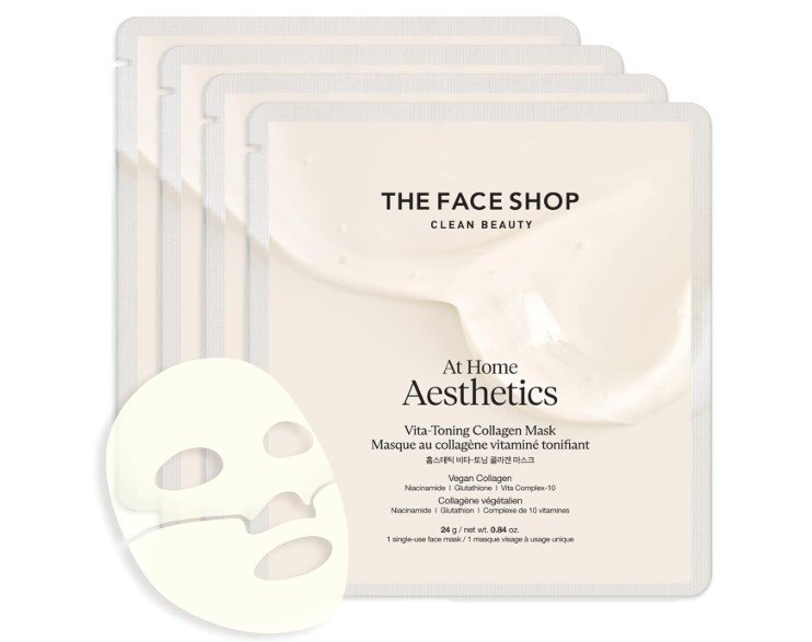 The Face Shop Home Aesthetics Vegan Collagen Face Mask