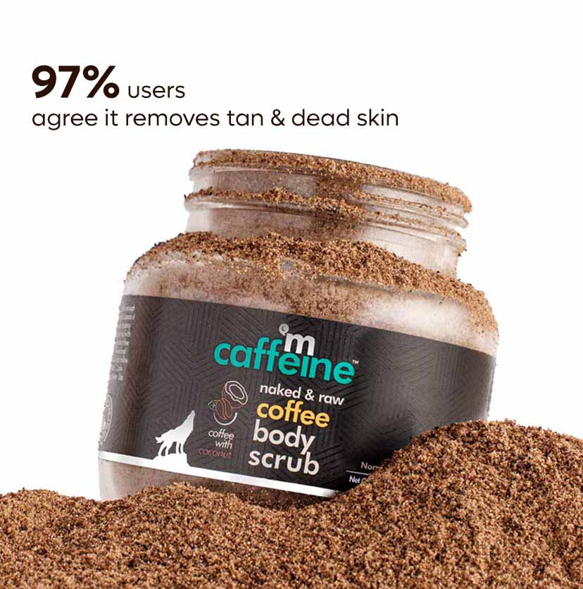 mCaffeine Naked & Raw Coffee Body Scrub